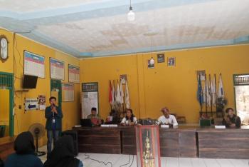 Kelompok KKN Desa Bumi Restu Disambut Meriah dan Gelar Lokakarya Progja